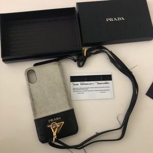 Authentic Prada iPhone 10. Case